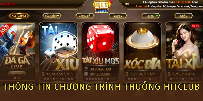 Khuyến Mãi Hitclub - Quà Tặng Giá Trị, Tham Gia Là Nhận Ngay 2 Thông tin chương trình thưởng Hitclub
