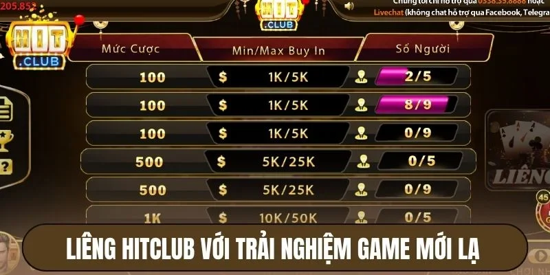 Liêng Hitclub - Tính Điểm 3 Cây, Chơi Bài Thắng Lớn 2 Liêng Hitclub với trải nghiệm game mới lạ
